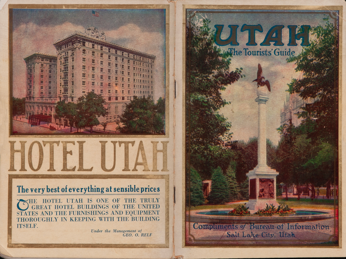 Utah the Tourist’ Guide Travel Brochure