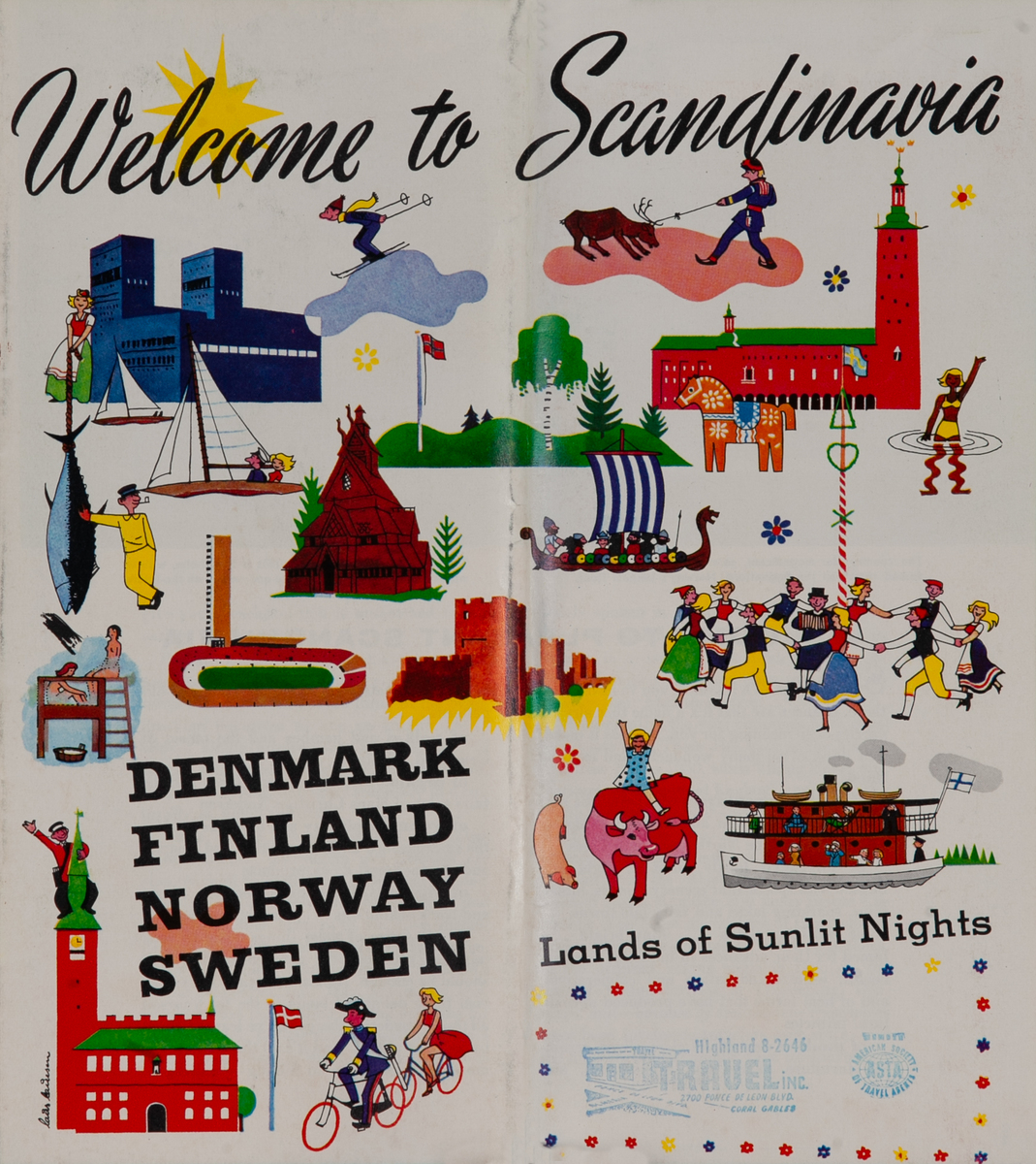 Welcome to Scandinavia Land of Sunlit Nights Travel Brochure