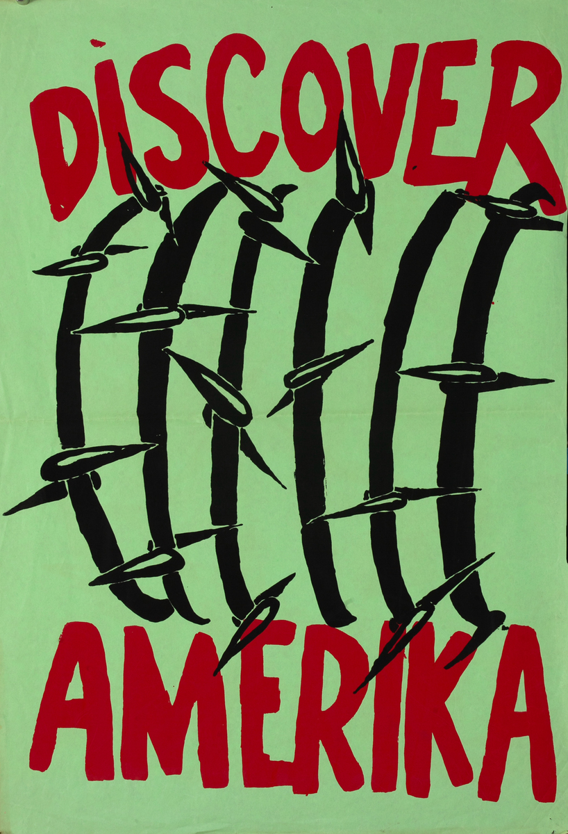 Discover Amerika anti-Vietnam War Poster