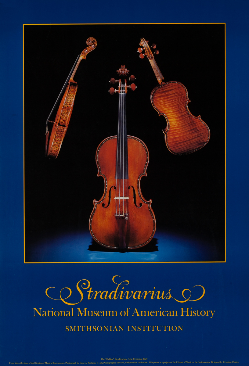 Stradivarius  National Museum of American History SMITHSONIAN INSTITUTION Exhibit Poster