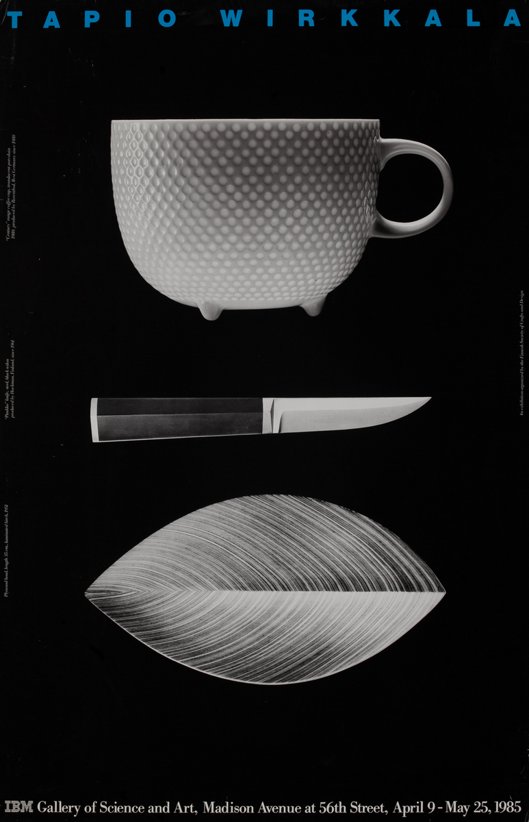 Tapio Wirkkala IBM Gallery of Science and Art, Madison Avenue Exhibit Poster