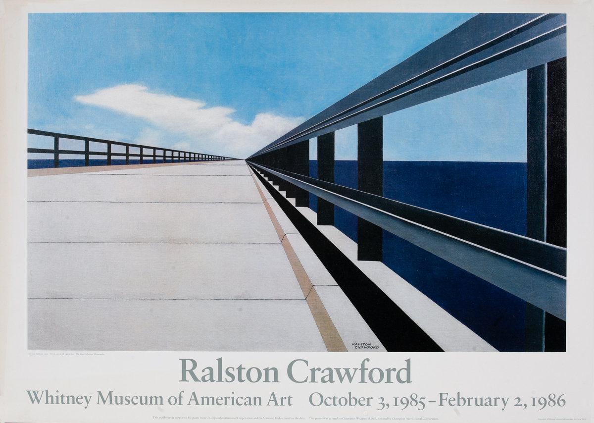 Rawlston Crawford Whitney Museum of American Art Exhibit Poster
