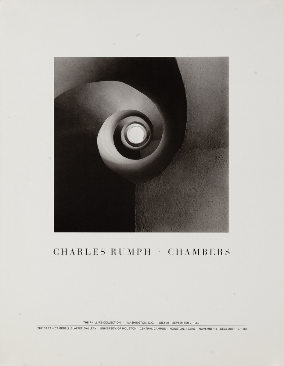 Charles Rumph Chambers The Phillips Collection Photography Exhibit Poster