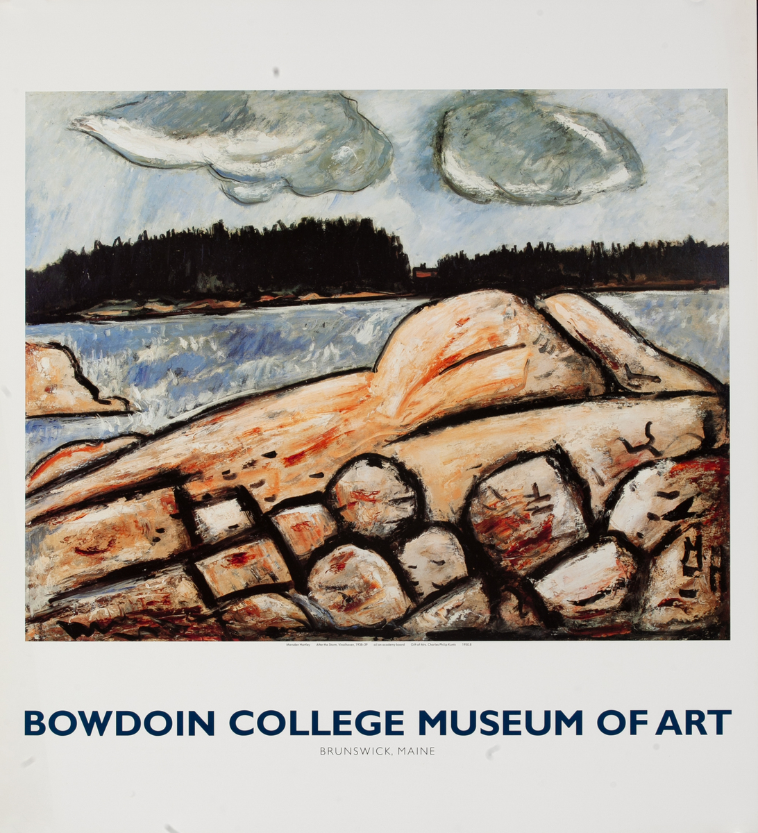 Bowdoin College Museum of Art Exhibit Poster