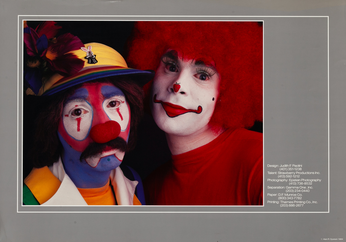 Clown Photo Printers Sample Poster