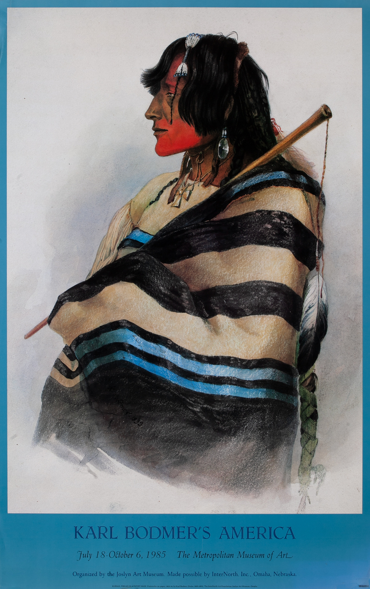 Karl Bodmer America Exhibit Poster`