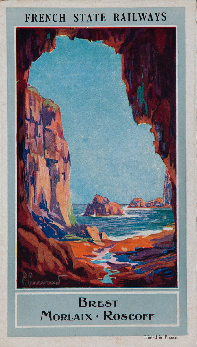 French State Railways Travel Brochure Brest Morlaix Roscoff