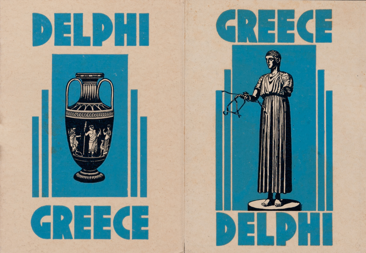 Greece Delphi Travel Brochure
