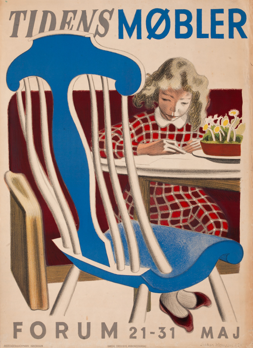 Tidens Mobler Furniture Exhibit Poster