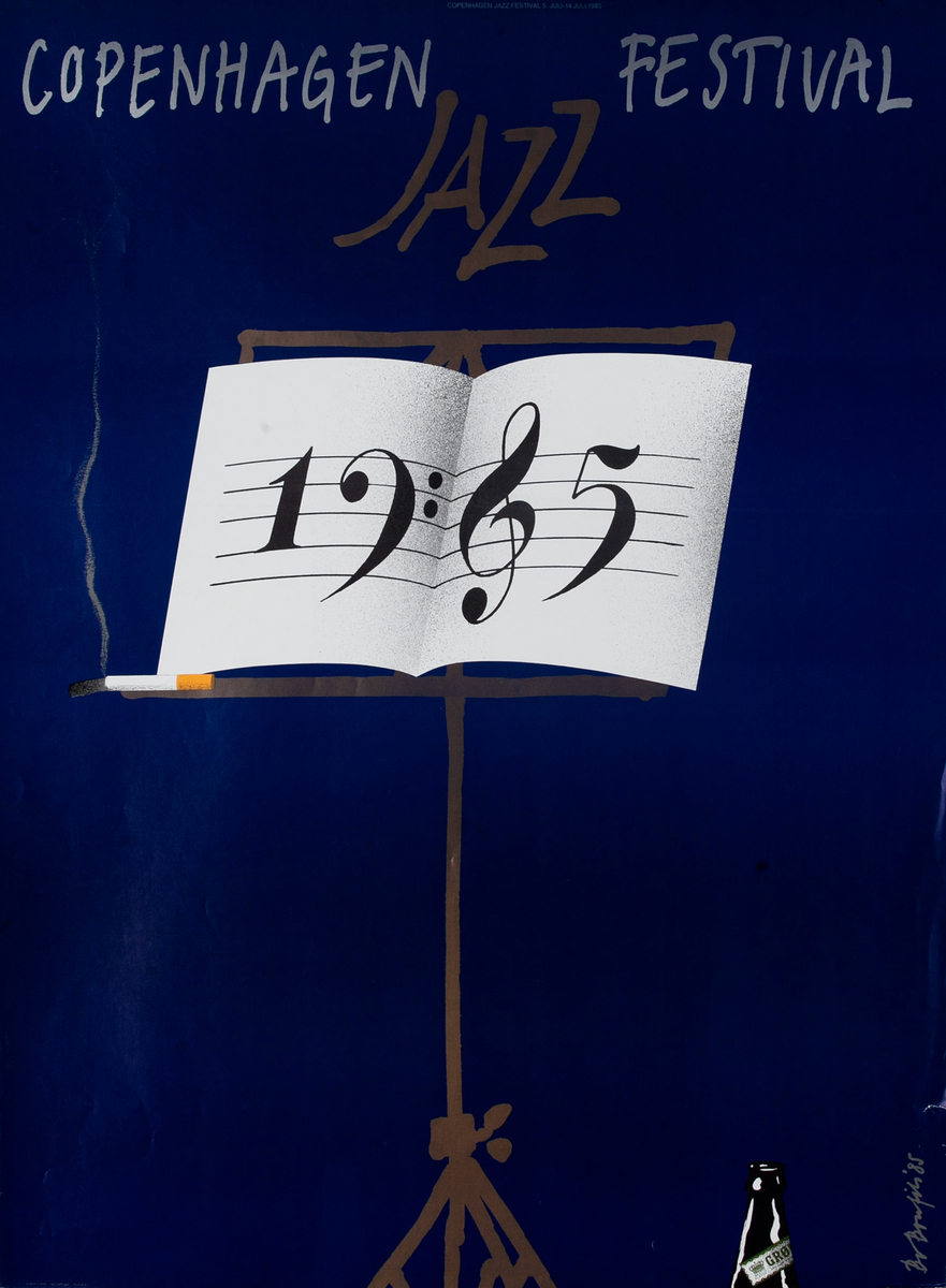 Copenhagen Jazz Festival Poster 1985