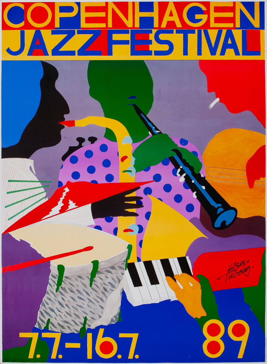 Copenhagen Jazz Festival Poster 1989