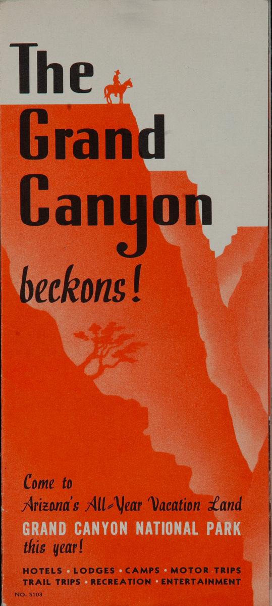 The Grand Canyon beckons! Travel Brochure