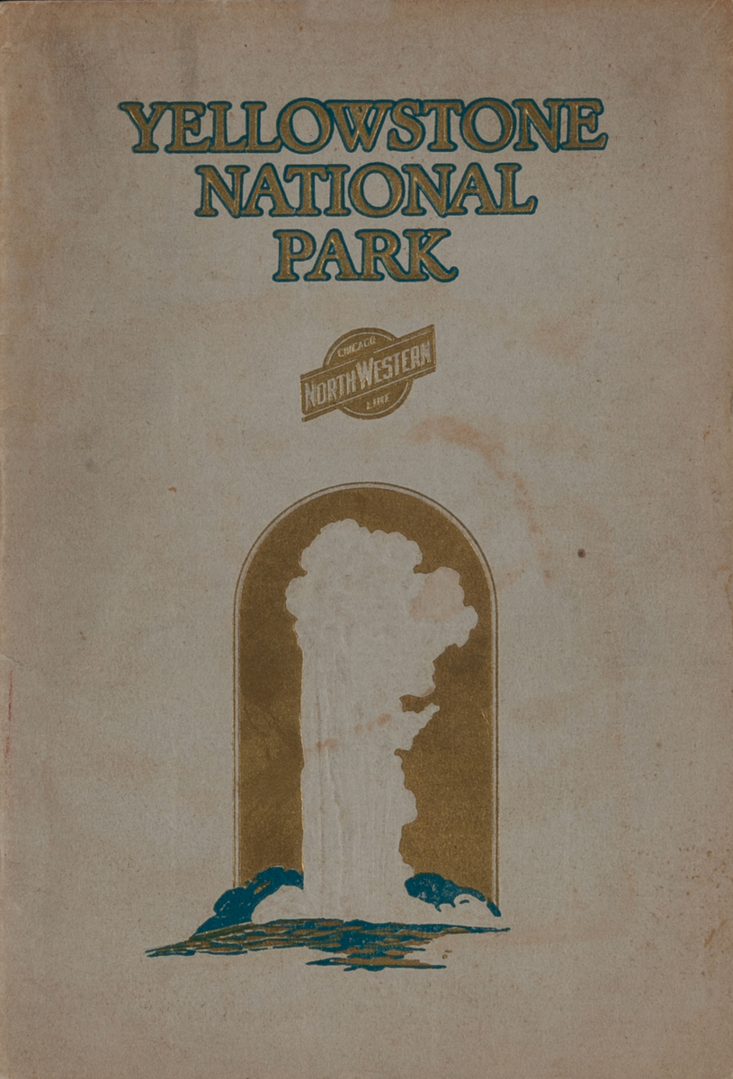  Yellowstone National Park Travel Brochure