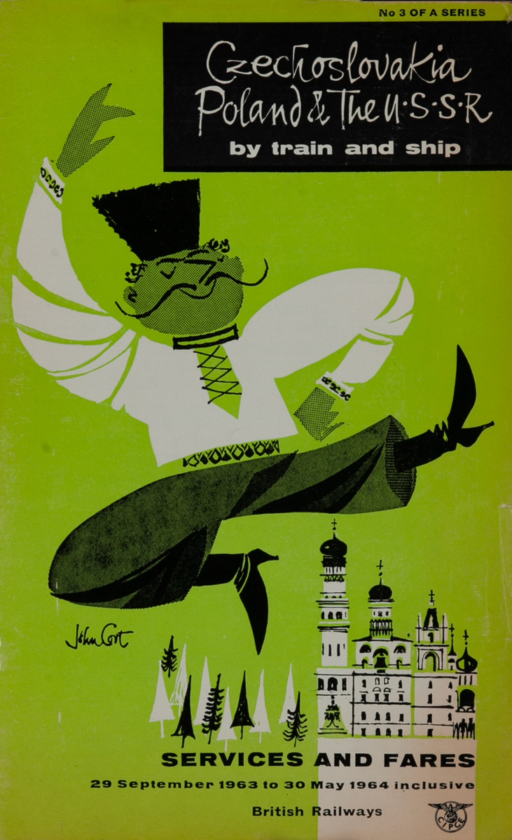 Czechoslovakia, Poland & The U.S.S.R. by train and ship British Railways Travel Brochure