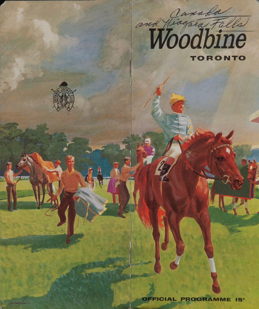 Woodbine Toronto Horse Racing Official Program Ontario Jockey Club
