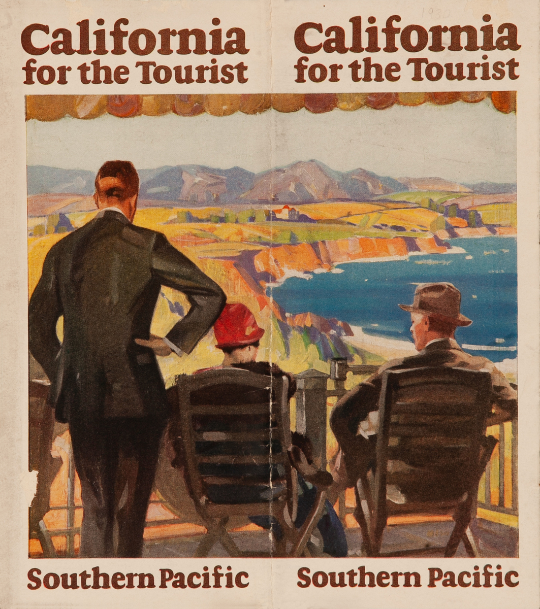 California For the Tourist Southern Pacific Lines Travel Brochure