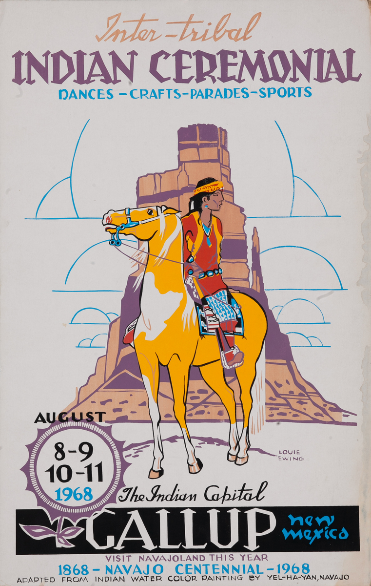 47th Gallup Inter-Tribal Indian Ceremonial Poster