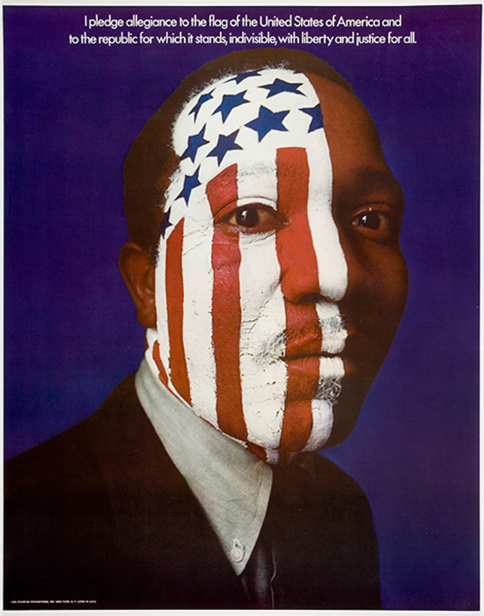 I Pledge Allegiance, African American Original Protest Poster