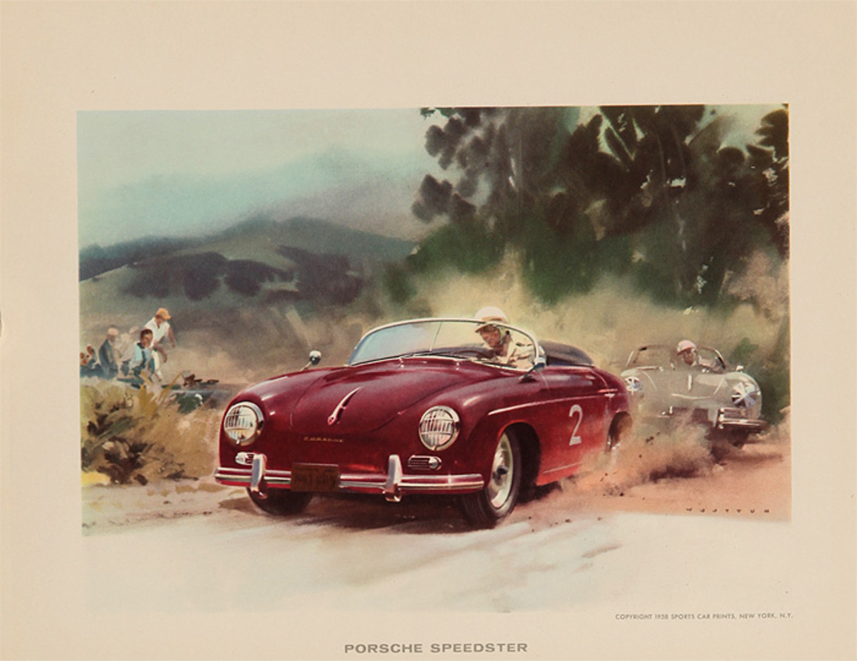 Sports Car Prints Porsche Speedster
