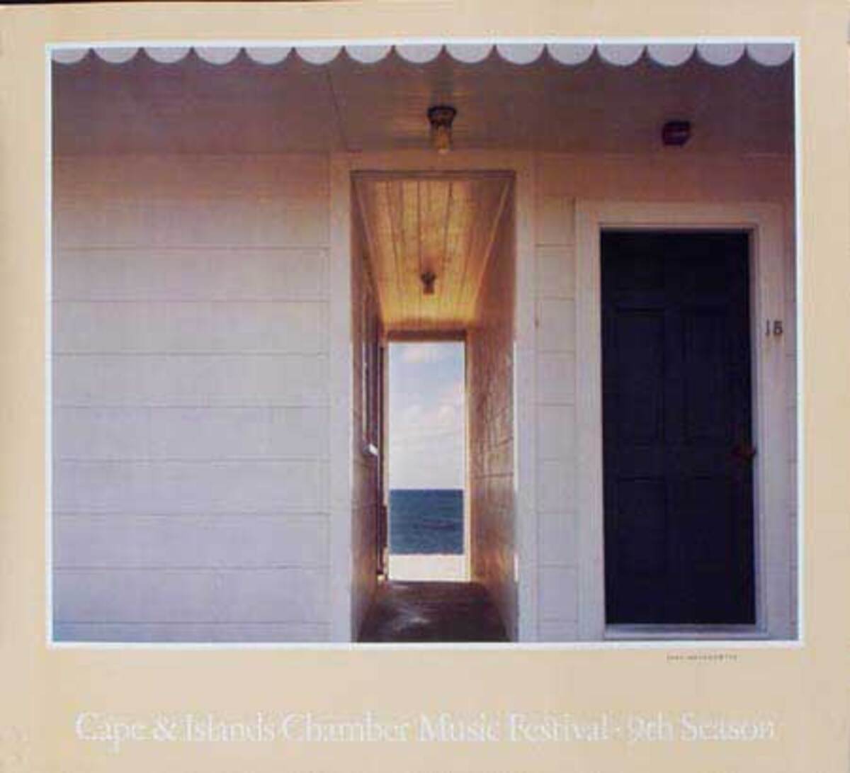 Cape and Islands Chamber Music Festival 9th Season Original Advertising Poster