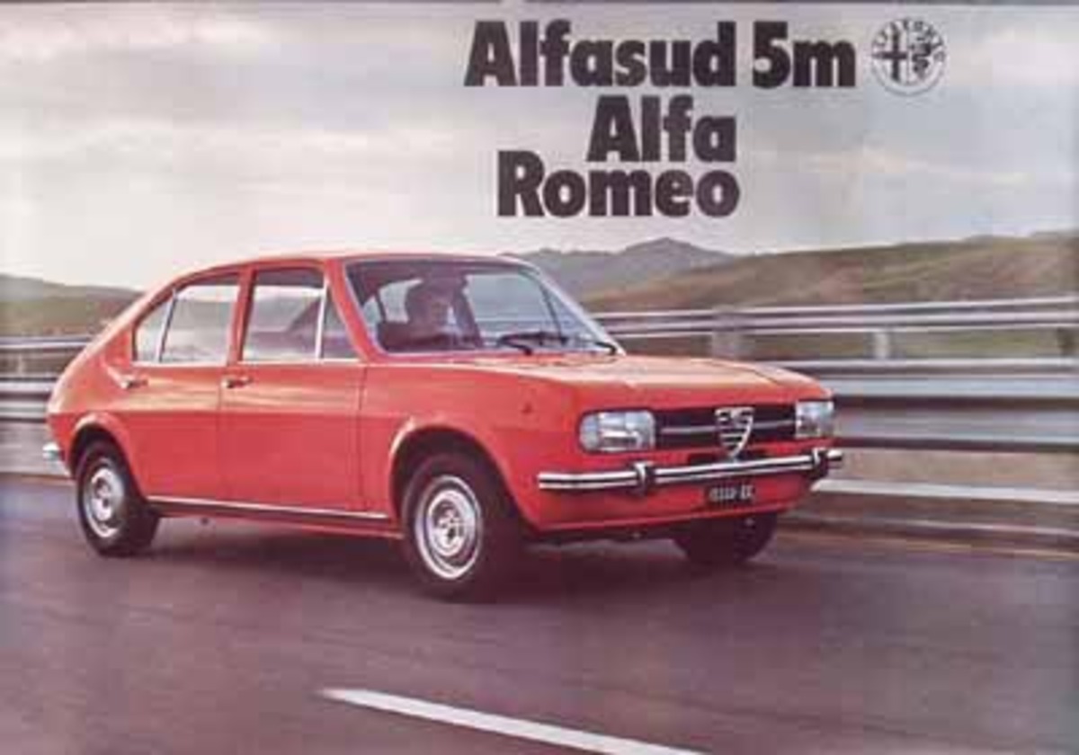 Alfa Romeo Alfa Sud Original VintageAdvertising  Poster 