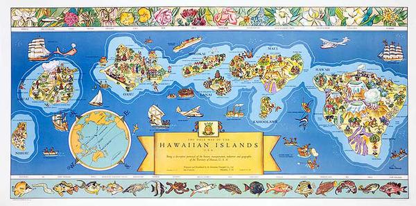 Travel And Souvenir Maps | David Pollack Vintage Posters