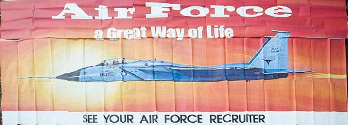 Air Force A Great Way of Life, Original US Recruiting Billboard
