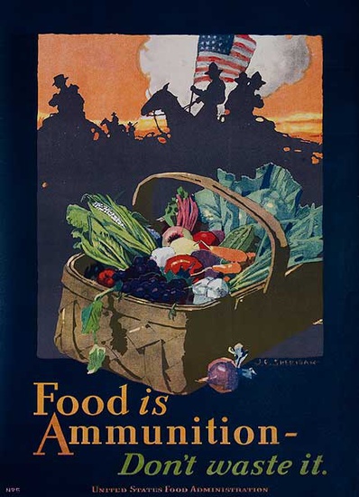 DP Vintage Posters - Food Is Ammunition, Don't Waste It Original ...