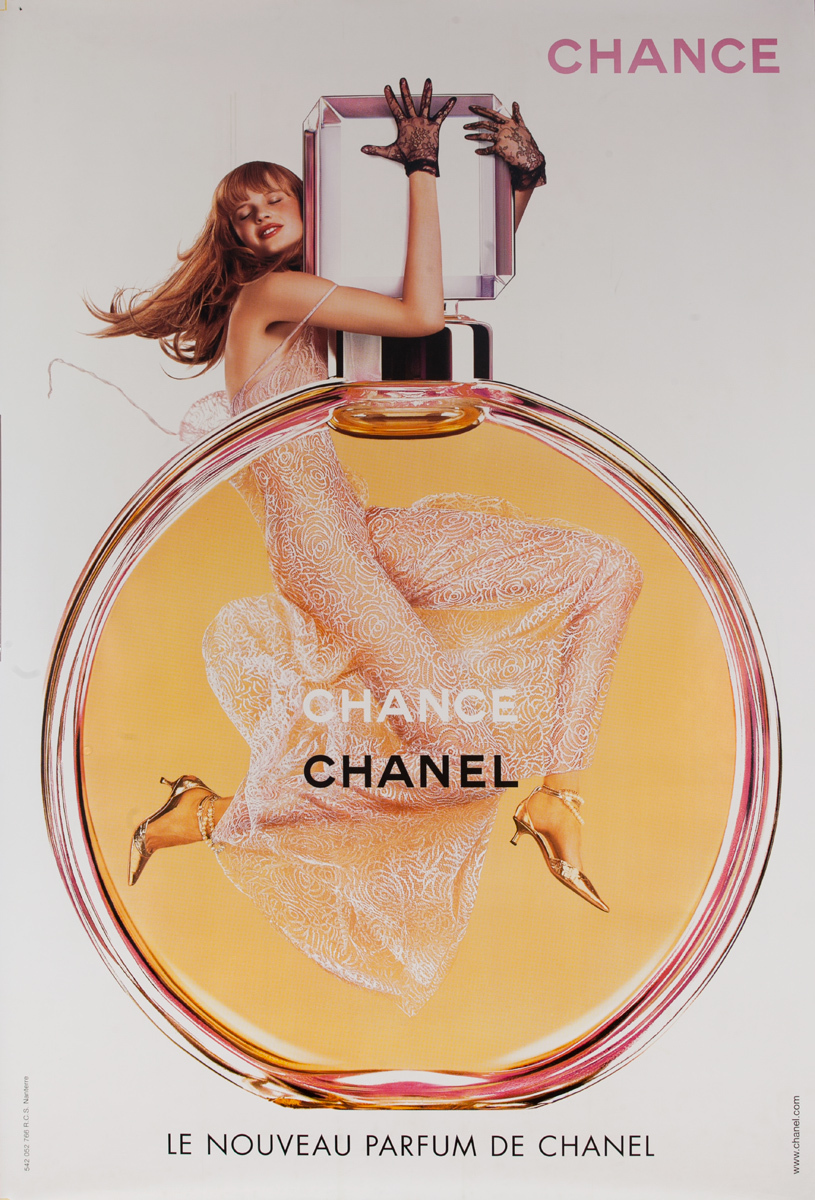 vintage chanel ad poster