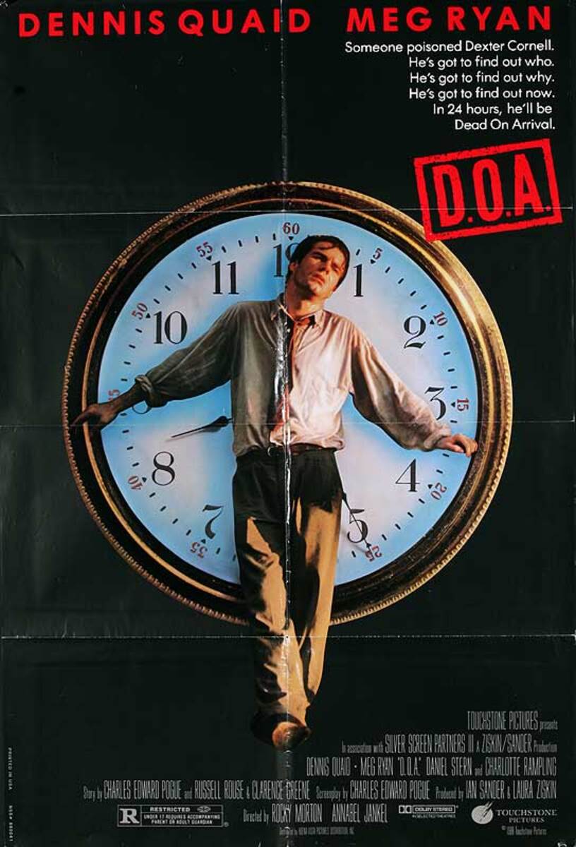 D.O.A. Original American One Sheet Movie Poster