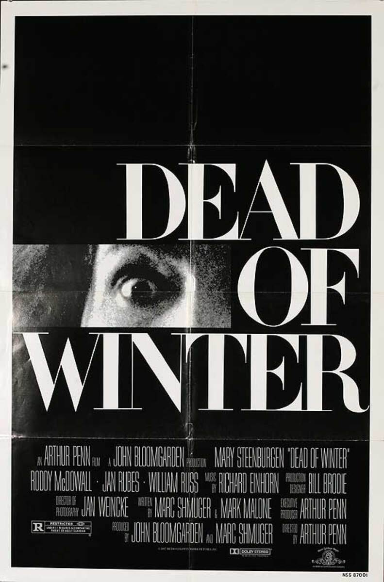 Dead of Winter Original American One Sheet Movie Poster