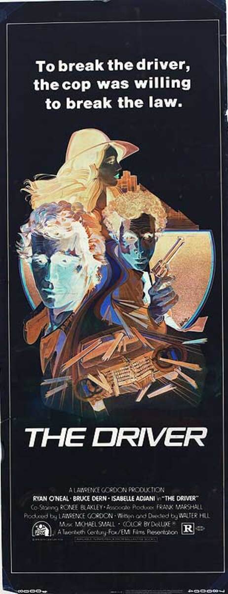 The Driver Original American Insert Movie Poster