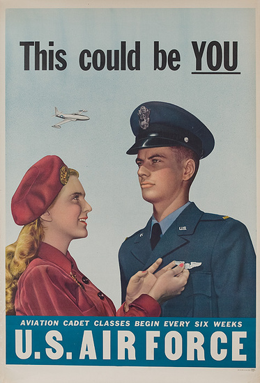 DP Vintage Posters - This Could be You Original 1948 US Air Force ...