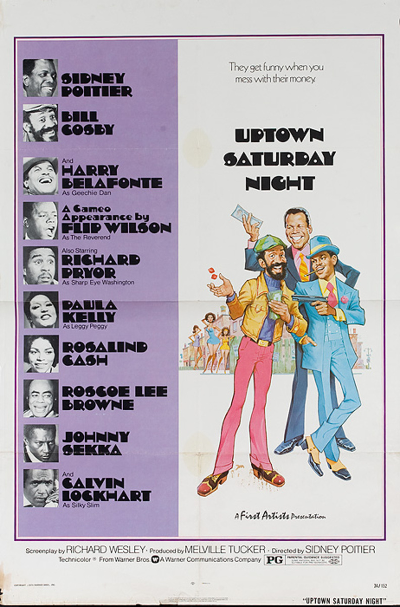 Uptown Saturday Night Original American Movie Poster