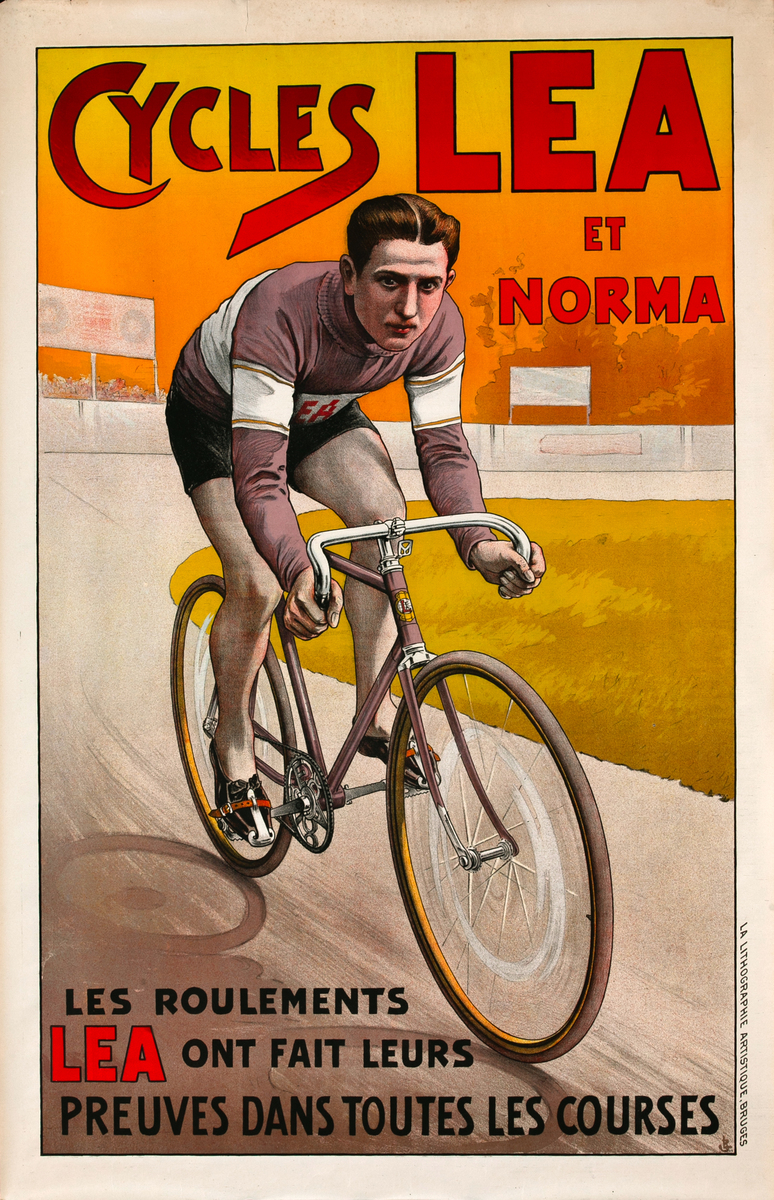 Cycles Lea Original French Advertising Poster 