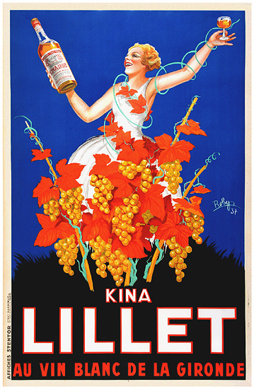 Dp Vintage Posters Kina Lillet Original French Wine Advertising Poster