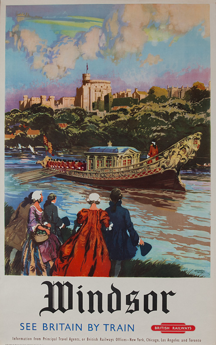 1960s Royal Show British Rail Kenilworth Original Railway Travel Poster